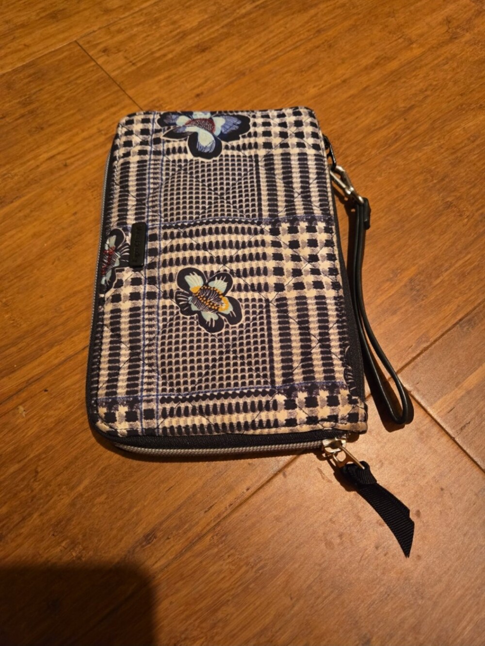 Vera Bradley RFID On the Go Wristlet Bedford Plaid